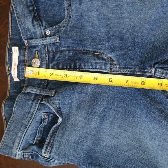 #BB - Levi's Shaping Bootcut 26.5W 27.25L - Picture 4 of 11